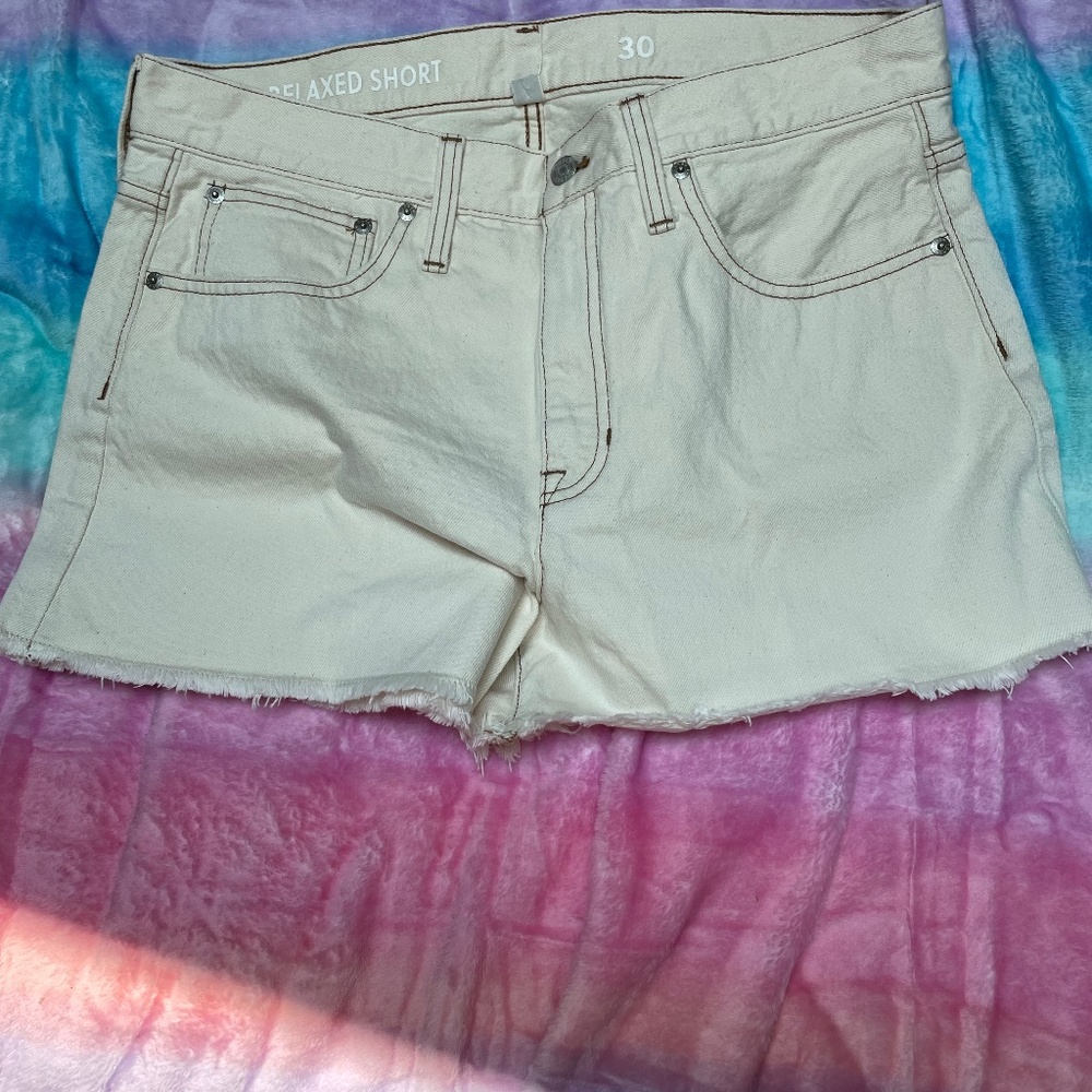 NWT J Crew Relaxed Fit BF Shorts 30